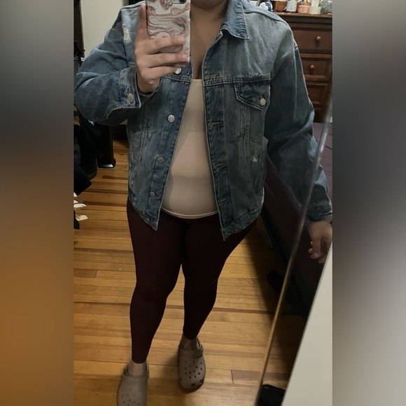 Oversized Wild Fable Jean Jacket - Picture 4 of 6